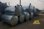مخزن فلزی افقی