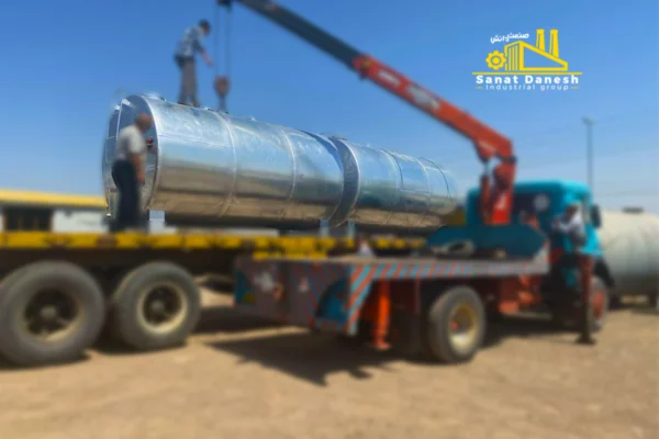 منبع گالوانیزه افقی