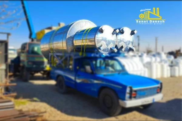 منبع گالوانیزه خوابیده